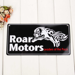 Placa Decorativa para Bicicleta, Diseño de Placa de Matrícula, Placa Metálica <span class=keywords><strong>Retro</strong></span> - Product Image 2