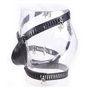 Pu Of Echt Leer Mannelijke Chasity Riem, Kuisheidsgordel Kooi Voor Mannen - Product Image 3