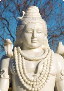 Grande Scultura Religiosa in Marmo Bianco, <span class=keywords><strong>Statua</strong></span> in <span class=keywords><strong>Pietra</strong></span> Scolpita del Signore Shiva - Product Image 2