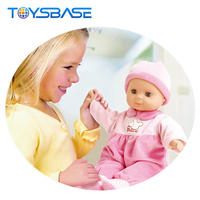 Vente flash : poupées bébé avec fonction de boisson, vêtements pour poupées, poupée en silicone miniature de 15 pouces