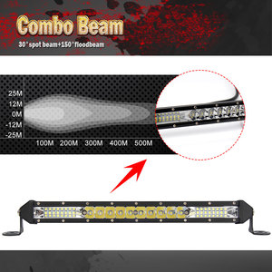Aluminium LED-Fahren 10 20 30 Zoll 26w 52w 78w 4x4 Offroad Auto Offroad Einreihige LED-Licht leiste LKW - Product Image 4