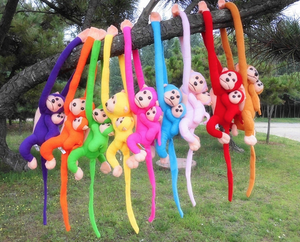 Miễn Phí Mẫu Trung Quốc Bán Buôn Nhà Máy 60/70 Cm 19 "Kích Thước Tùy Chỉnh Đầy Màu Sắc Thú Nhồi Bông Sang Trọng Dài Cánh Tay Và Chân Khỉ Động Vật Đồ Chơi - Product Image 4