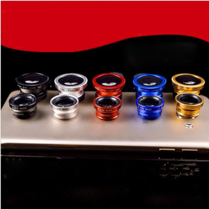Projecteur de lentille fisheye 3 en 1, <span class=keywords><strong>objectif</strong></span> optique grand angle, macro, pour téléphone portable, <span class=keywords><strong>objectif</strong></span> de caméra, 235 degrés - Product Image 4