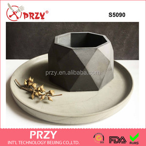 Przy 2018 nueva jardinera de hormigón del molde de silicona 3d cemento <span class=keywords><strong>macetas</strong></span> decoración molde venta al por mayor - Product Image 3