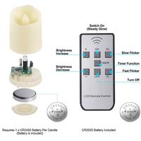 Lampes à thé LED sans cadre, 9 ampoules lumineuses et réalistes, minuterie, pour décoration de la maison, livraison gratuite