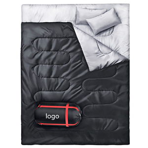 Woqi Impermeabile Leggero 2 Persona <span class=keywords><strong>Sacco</strong></span> A <span class=keywords><strong>Pelo</strong></span> Sacchetto Adulto <span class=keywords><strong>Sacco</strong></span> A <span class=keywords><strong>Pelo</strong></span> <span class=keywords><strong>Matrimoniale</strong></span> con 2 Cuscini - Product Image 1