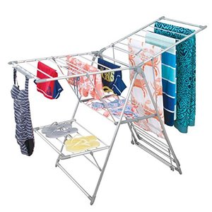 Etagère en métal extensible, sèche-vêtements pour salle de blanchisserie - Product Image 4