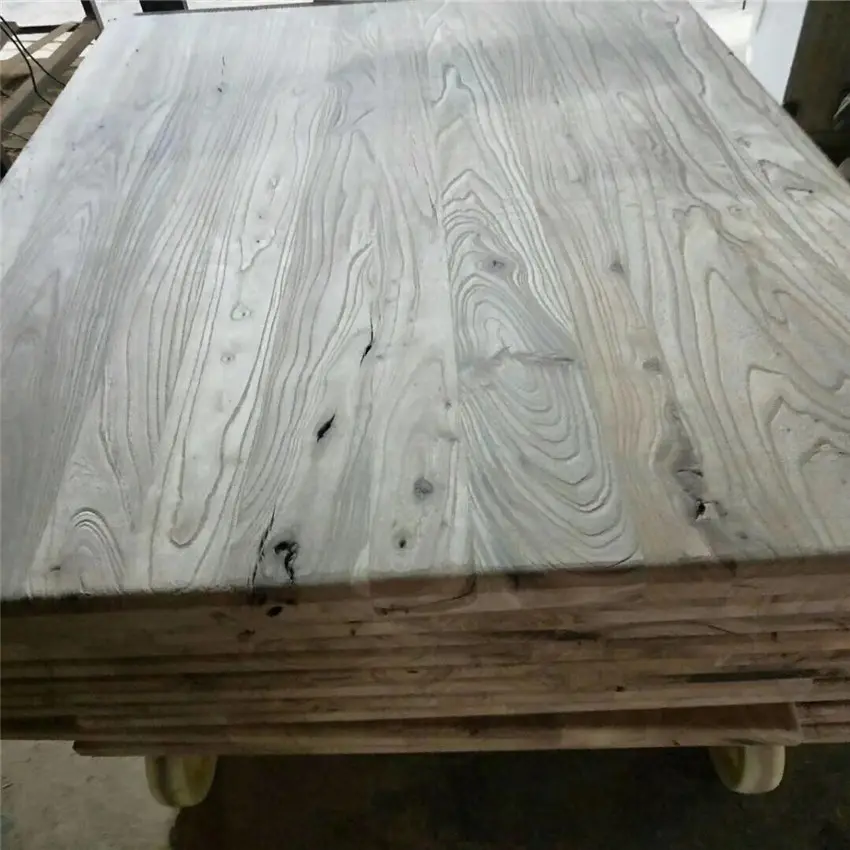 2023 Neueste Old Elm Wood Style Rustikaler Holz Esstisch 2019 Wohn möbel 100% Massivholz