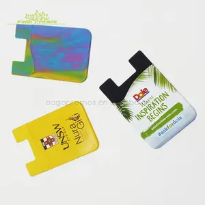 2024 2025 Most popular promotional 3M sticker smart wallet silicone mobile phone case card holder