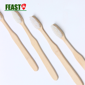 <span class=keywords><strong>100</strong></span> ecológico Biodegradable cepillo de dientes de bambú Natural orgánica con cerdas - Product Image 1