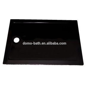 mayordomo cuarto de baño de granito negro piedra plato de <span class=keywords><strong>ducha</strong></span> - Product Image 1