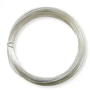 De plata pura eléctrico alambre de plata de alambre para joyería de plata