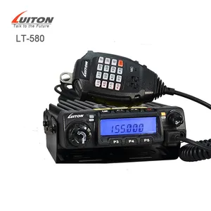 Profissão Walkie Talkie UHF VHF China Função ANI ID LT-580 Fm Walkie Talkie Rádio 100Km