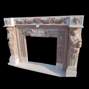 Fournisseur chinois sculpture sur pierre décorative antique <span class=keywords><strong>cheminée</strong></span> manteaux - Product Image 6