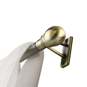 STARDECO Supporti per Asta Tenda <span class=keywords><strong>in</strong></span> <span class=keywords><strong>Ferro</strong></span> Battuto Decorativo, Stile Europeo Semplice, Elettroplaccato <span class=keywords><strong>in</strong></span> Alluminio, Vendita Calda - Product Image 4
