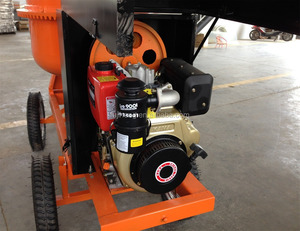 Mixeur de béton potable pour moteur Diesel, mélangeur de béton, petit appareil, 10hp, 400l - Product Image 3