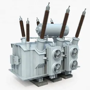 High quality 330kv 400 mva power high voltage transformer with bushing