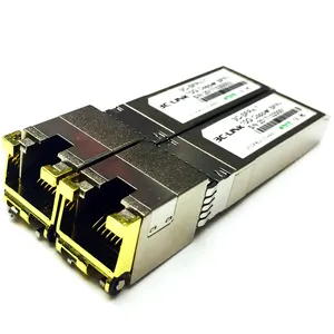 SFP + 10G RJ45โมดูลออปติคอลทองแดง (โมดูล10G Cooper) ระยะการส่งข้อมูลสูงสุด30เมตร UTP SFP
