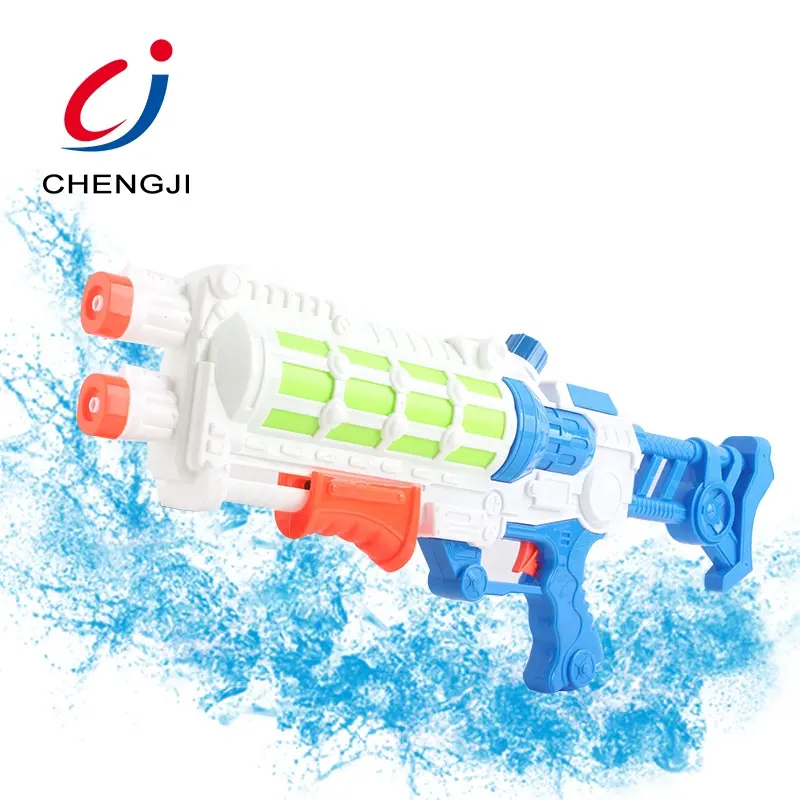 En popüler renkli çocuk yaratıcı tasarım özel plastik yaz su tabancası