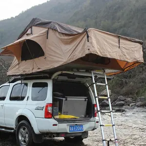 옥상 텐트 야외 캠핑 SUV 5 인 방수 방수 자동차 태양 쉼터 여행 주말 모험가