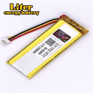 Socket 2.0-3 P 3.7 V 453070 1200 mah factory high quality lithium polymer battery rechargeable li-ion battery lipo - Product Image 2