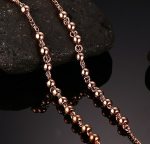 Collana <span class=keywords><strong>Rosario</strong></span> Madre Figlia in Oro Rosa 18K - Product Image 4