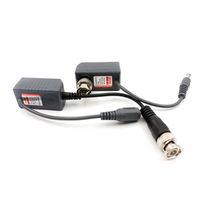 YJS Factory Direct 4MP 5MP Power / Video Balun HD AHD CVI TVI Twisted Pair <strong>Transmitter</strong> Rj45 Video Balun <strong>CCTV</strong> <strong>Accessories</strong> - Product Image 2
