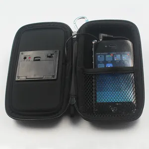 Amplificador portátil para uso externo, fácil de transportar, pu, saco, caixa de som, embutido, jack de 3.5mm