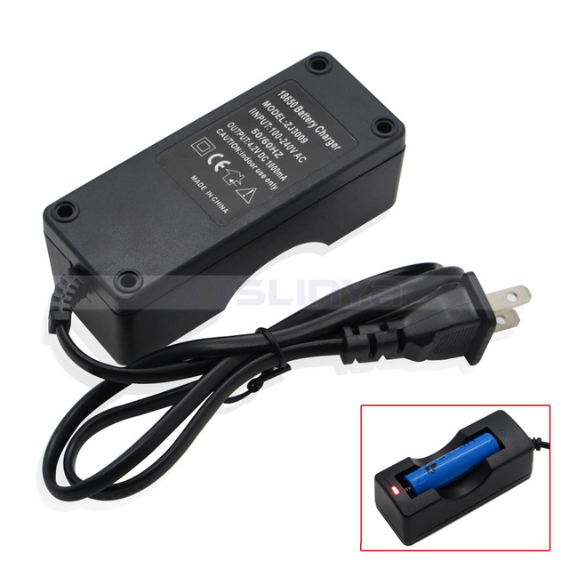 18650 Lithium Battery Charger 4.2V Flashlight Charger Professional Single Line Charger
