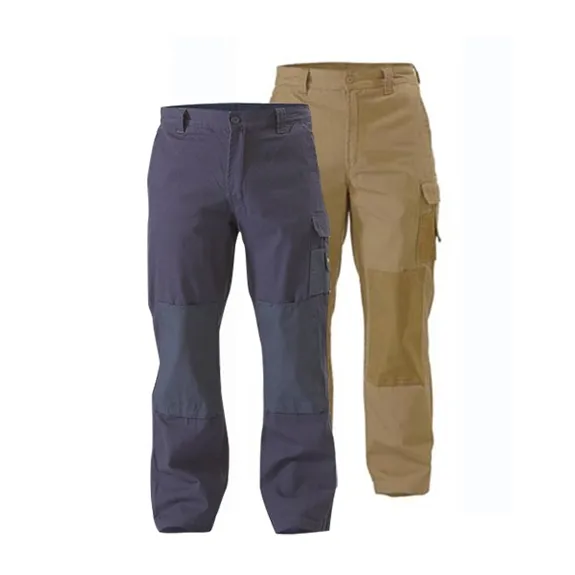 100% cotton work trousers knee patch pants