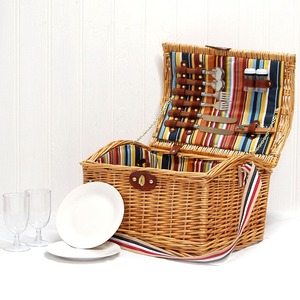 Antigua Casa de Tejido Y Tejido De Mimbre <span class=keywords><strong>Mini</strong></span> Cesta De Mimbre de Picnic - Product Image 1