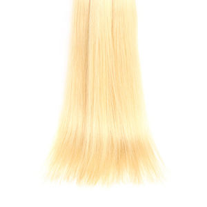 Livraison gratuite, remise, cutical aligné, blond miel brésilien <span class=keywords><strong>613</strong></span> naturel, cheveux lisses Remy - Product Image 4