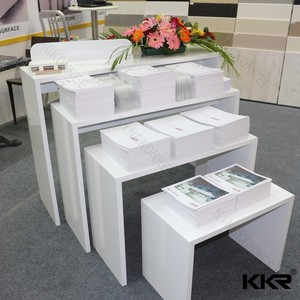Pure White Solid Surface Bar <strong>Table</strong>/bar Coffee <strong>Table</strong>/long <strong>Narrow</strong> <strong>Table</strong> For Kitchen - Product Image 2