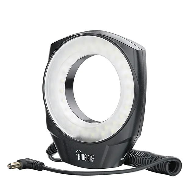 Светодиодный кольцевой светильник для фотосъемки Godox 48 Marco