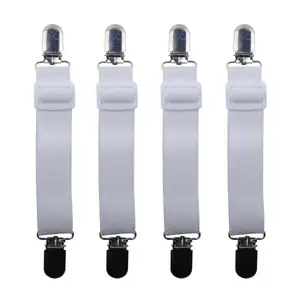 Greenwell High quality household adjustable sheet corner fasteners bed sheet straps sheet suspenders