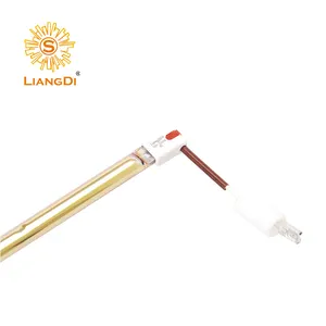 Infrared Lamp Gold Element Infrared 2000W Quartz Heating Tube Halogen Heating Lamp