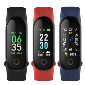 New Arrival 0.96 Color Screen M30 Smart Bracelet Blood Pressure Tracker M3 Sport Smart Wristband With Heart Rate Waterproof