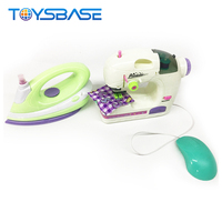 Jouet d'imitation pour filles, machine à coudre, aspirateur, mini-appareil électroménager, ensemble de jeu pour enfants