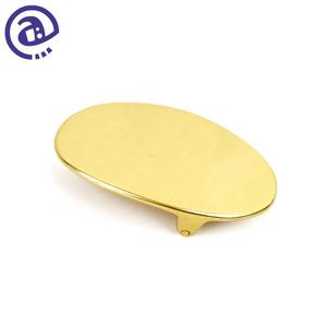 高品質耐久性スタイル40mmベルト使用カスタム共通ゴールドブランク汚れ真鍮ベルトバックル - Product Image 4