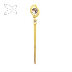 Crysto craft Promotional Gold Plated Metal Letter Opener Dekoriert mit Brilliant Cut Crystals