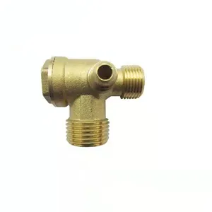 Bestequi-compresseur d'air valve, mini-contrôle en laiton compresseur d'air, valve bidirectionnelle
