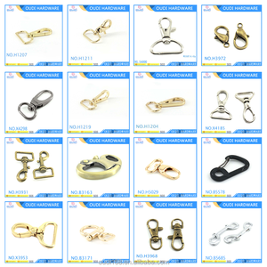 Coser botones de presión mosquetón aleación de zinc con alta calidad giratorio gancho de metal clips - Product Image 1