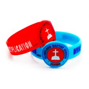 Bracelet en silicone avec logo personnalisé prix d'usine direct Bracelet en silicone pour la promotion des entreprises