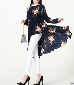 Túnica Musulmana Árabe con Estampado Islámico, Ropa Elegante <span class=keywords><strong>de</strong></span> Servicio OEM 2022 para Mujer - Product Image 3
