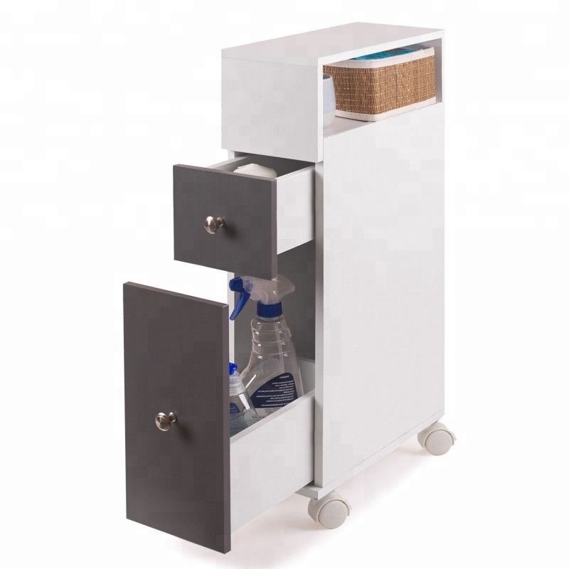 Современный деревянный минималистичный стиль небольшой Топ распродажа гарантированное качество угловой шкаф для ванной комнаты