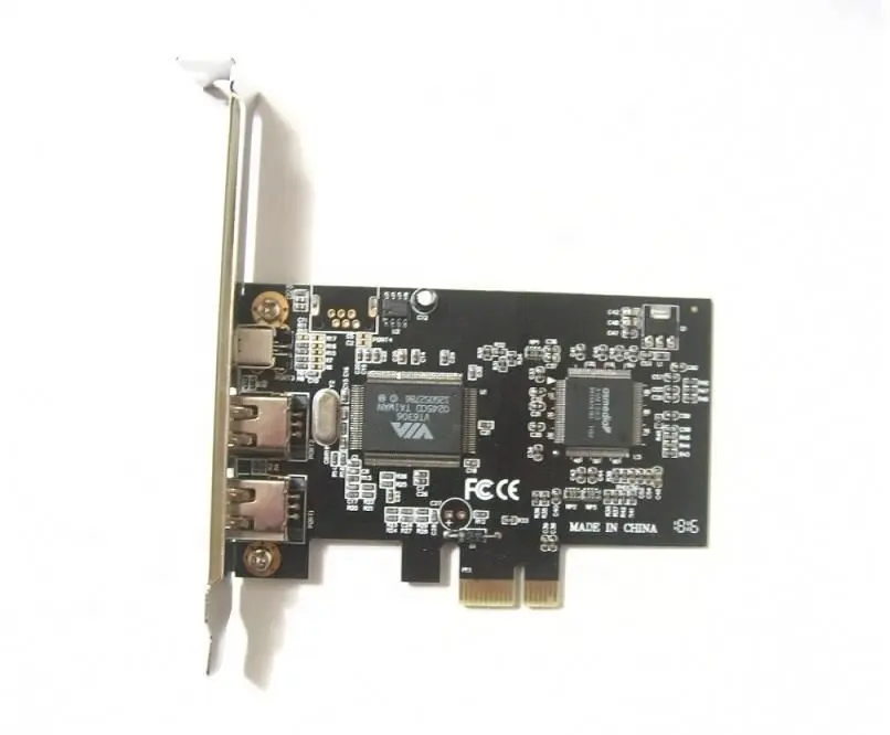 Tarjeta controladora exprés pci-e firewire 1394a ieee1394