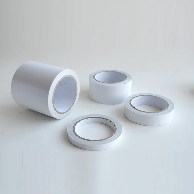 Removable double sided 50 mm wide application two face tissue adhesive tape