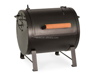 Tabletop Portable acero pesado <span class=keywords><strong>barril</strong></span> cuerpo barbacoa parrillas de carbón fumador para <span class=keywords><strong>camping</strong></span> de exterior Patio - Product Image 1
