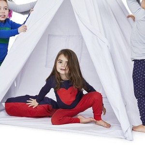 Intérieur Énorme 100% Coton Toile Enfants Jouent Tente Tipi - Product Image 4