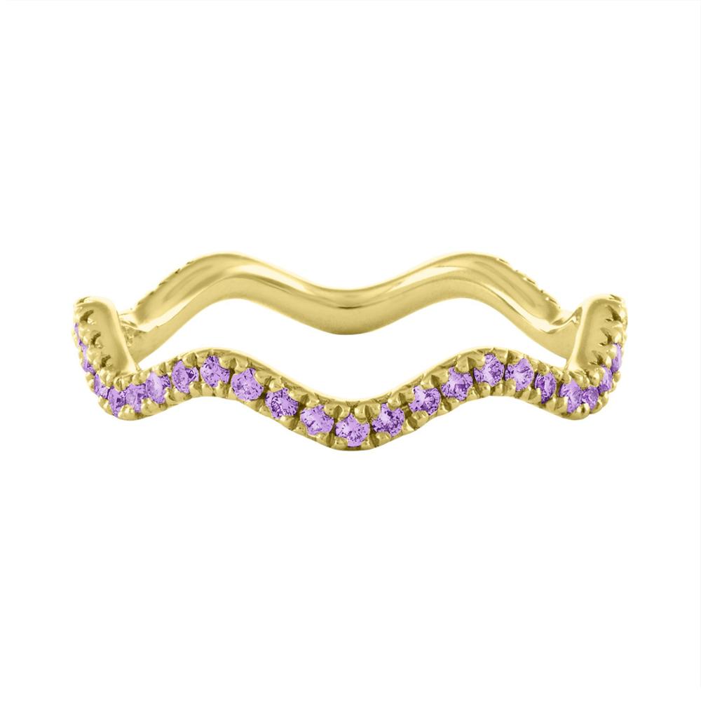 18k gold Purple
